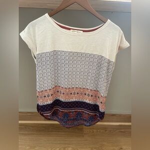 Rewind t-shirt blouse